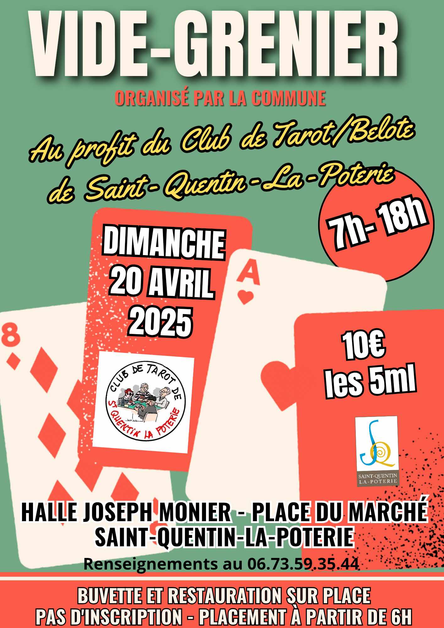 VIDE GRENIER AVRIL
