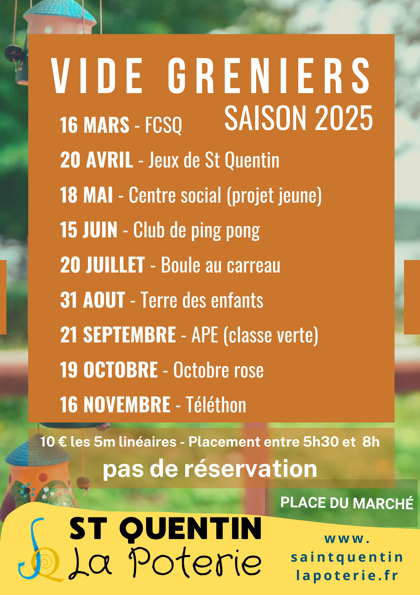 VIDE GRENIER 2025