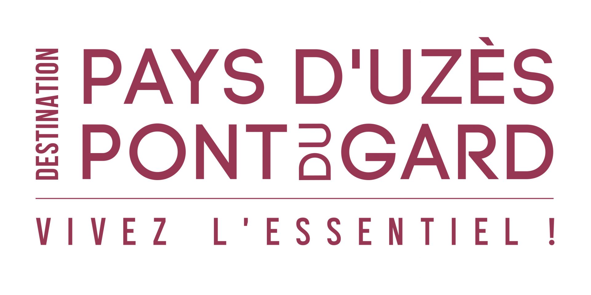 Logo Destination Pays Uzes Pont du Gard 2020 vecto 1